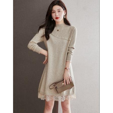 PS61868# 秋季秋装新款洋气显瘦连衣裙设计 服装批发女装服饰货源