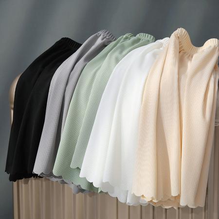 CX9976# 最便宜服装批 发安全裤女防走光夏季薄款可外穿不卷边冰丝打底短裤宽松白色保险裤