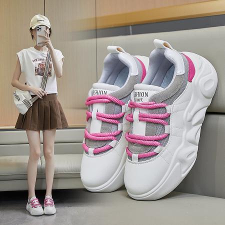 X-30396# ins韩版新款老爹鞋女秋季学生运动跑步鞋休闲厚底增高 鞋子批发女鞋货源