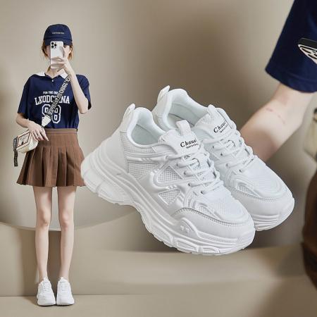 X-30397# ins韩版老爹鞋女秋季新款跑步学生运动鞋增高休闲鞋JL 鞋子批发女鞋货源