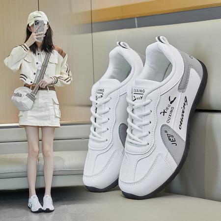 X-30418# ins韩版阿甘鞋女潮秋季透气新款学生跑步运动休闲小白鞋 鞋子批发女鞋货源